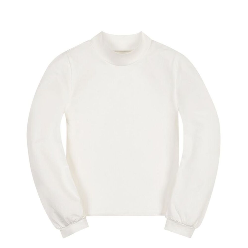 Hope & Henry Girls  Organic Mock Neck Knit Top